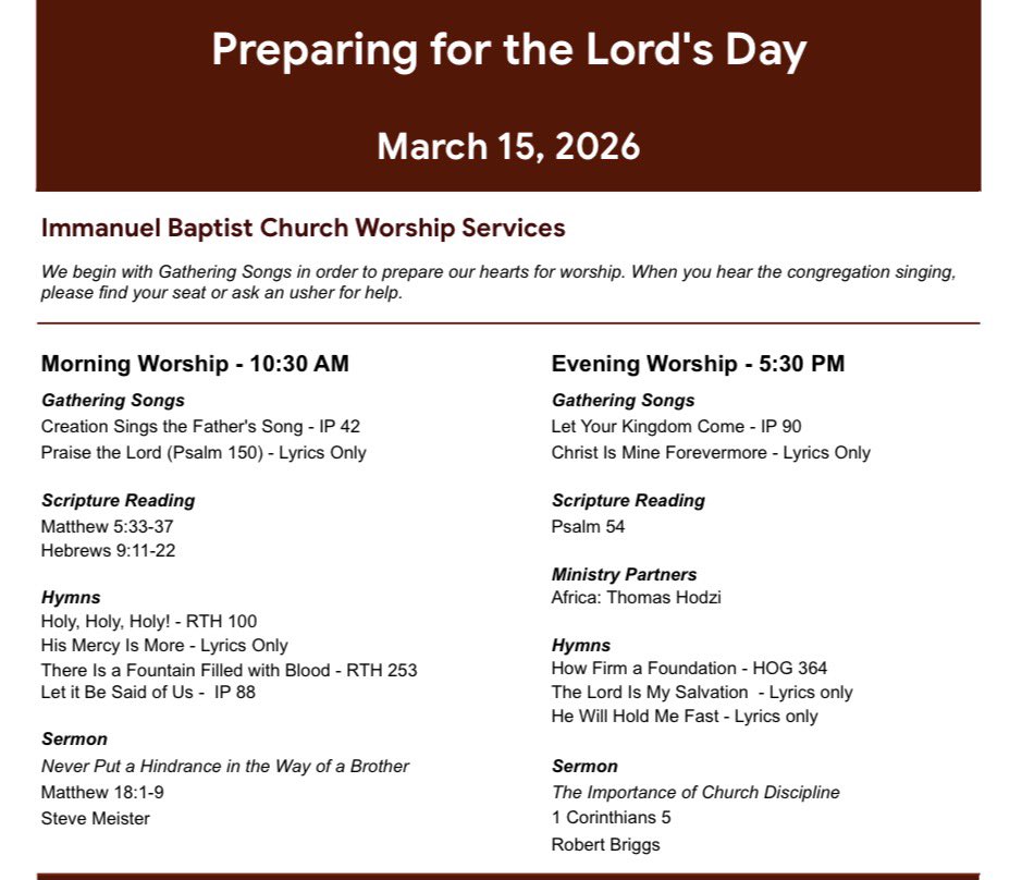 Immanuel Baptist Church Sacramento tweet media