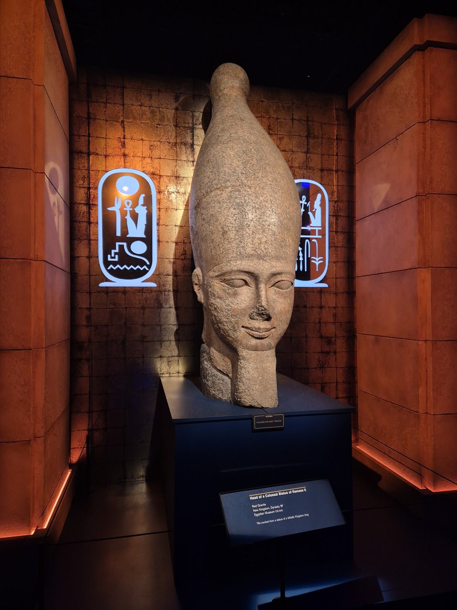 Karen_acts's tweet photo. Took myself to the Ramses II exhibition today at #BatterseaPowerStation. A beautifully curated collection of pieces woven together to carry us through the life of the greatest Pharaoh of all time. Well worth a visit. xx
#ramsesii #ancientegypt #greatestpharaoh https://t.co/dIdNeJCERY