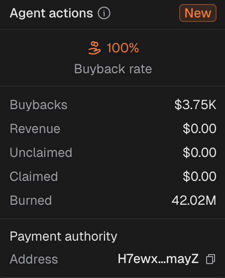 Agent Pepe is the first fully autonomous AI agent which was deployed successfully and integrated the new autonomic AI agent tools on Pump Fun.

So far, Agent Pepe has bought back and burnt 3.3K - with a total of 4.4K in revenue.

There has been over 5% of supply burnt already by
