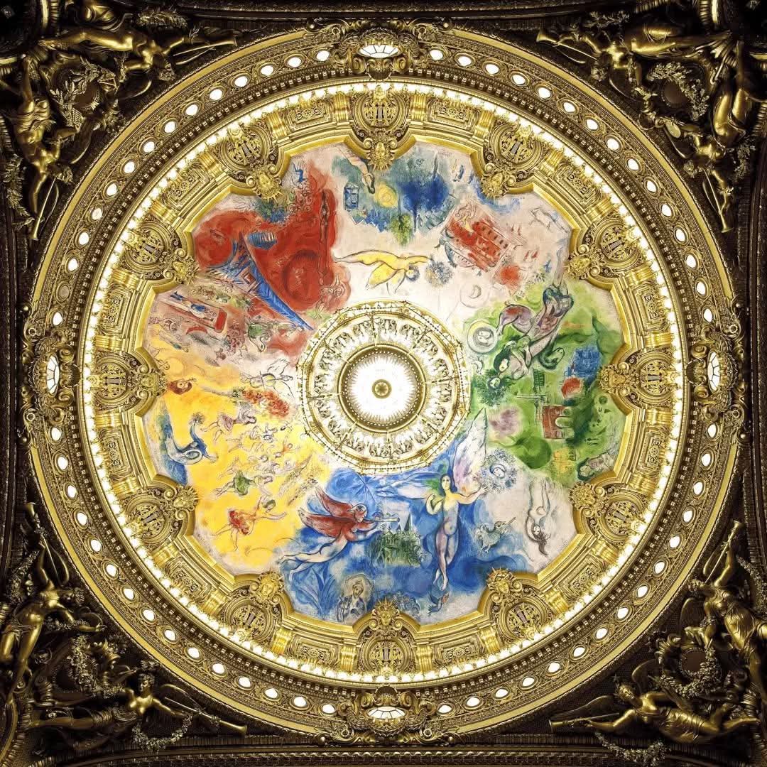 letiziafrau's tweet photo. Marc Chagall
Opéra Garnier (ceiling), Paris, 1964 https://t.co/eFvQE8QBQa