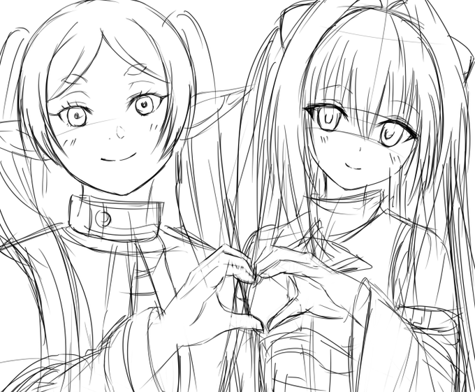 超らくがき
フリーレンとヤミ 