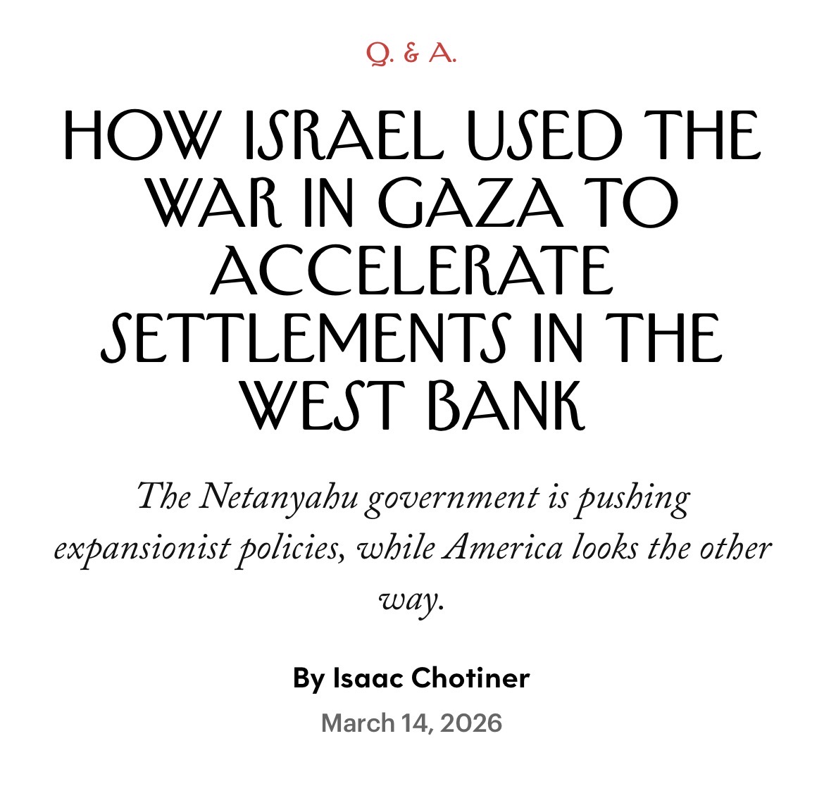 Isaac Chotiner tweet media