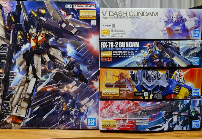 今日のだーやま祭りはリゼル(隊長機)、Vダッシュ、パーフェクトガンダム、だったらしいです。