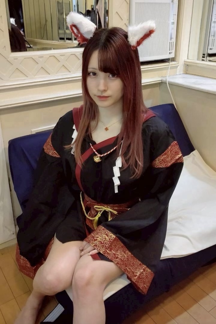 kawarazu_stone's tweet photo. ただでさえKAWAII愛たんに耳が付いたらそりゃもうね😳

そして久しぶりの着物系衣装👘
愛たんのロングヘアーと相性抜群で美しかった✨
着物愛たんはコスの中で１、２を争うぐらい好き💖

今回はポケモントークをそこそこに、色んなポーズでいっぱい撮っちゃいました📸

愛たんと過ごす時間は楽しい🥰💕 https://t.co/xuRBJBsGUw