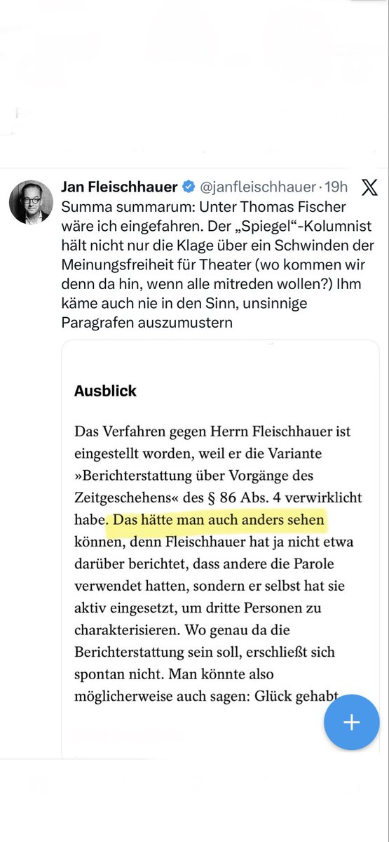 Jan Fleischhauer tweet media