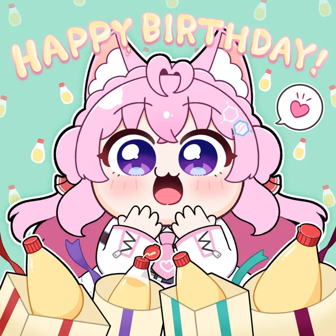 こよちゃんお誕生日おめでとう マヨネーズいっぱいのプレゼントこよ〜! #こよりすけっち #博衣こより生誕祭2026