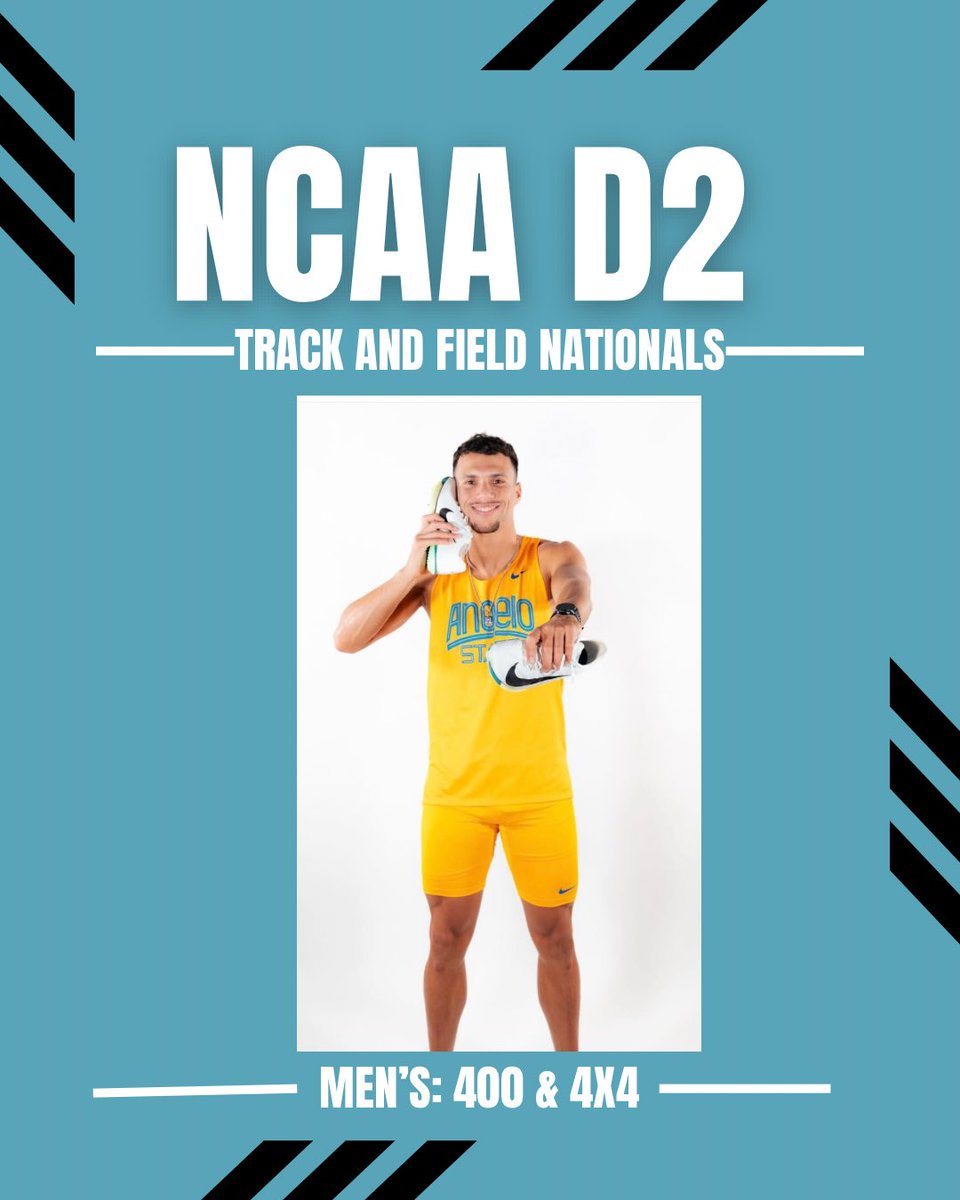 FAST_US15's tweet photo. Exciting time for Rami Balti as he is competing at the NCAA D2 Track and Field in the 400 and 4x4 for Angelo State University.
Time to show everyone what your made of!!
#trackandfield #ncaa #d2 #dreambig #sports https://t.co/T9lly2aZ55