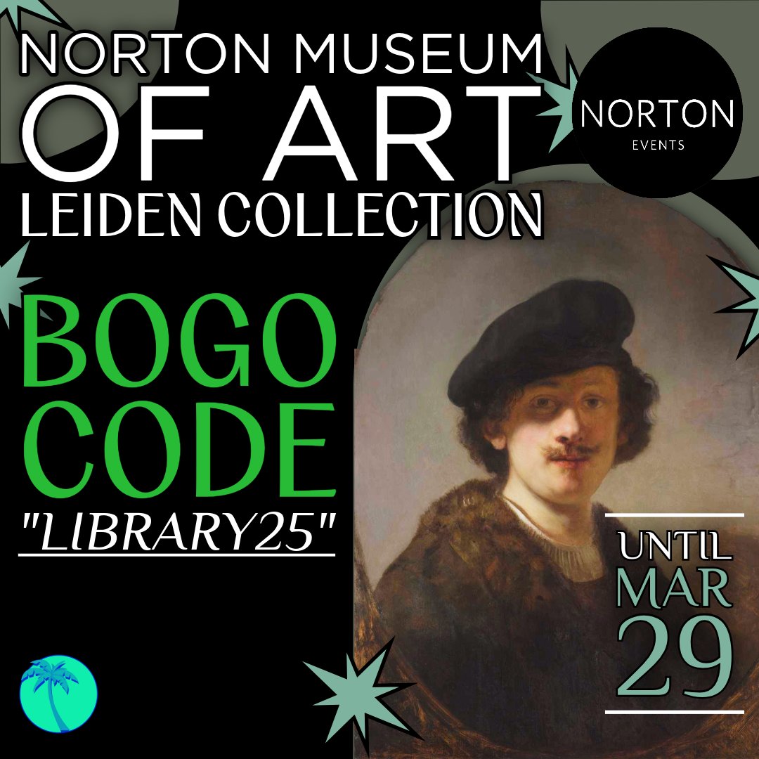 pbclibrary's tweet photo. There's still time! Enjoy the collection with this special offer. Make a day out of it: pass by your favorite branch afterwards and pick up some books about the art you saw.
#PBCLibrary #Library #Art #LeidenCollection #ArtAndLifeInRembrandtsTime https://t.co/olgGA2BEJC