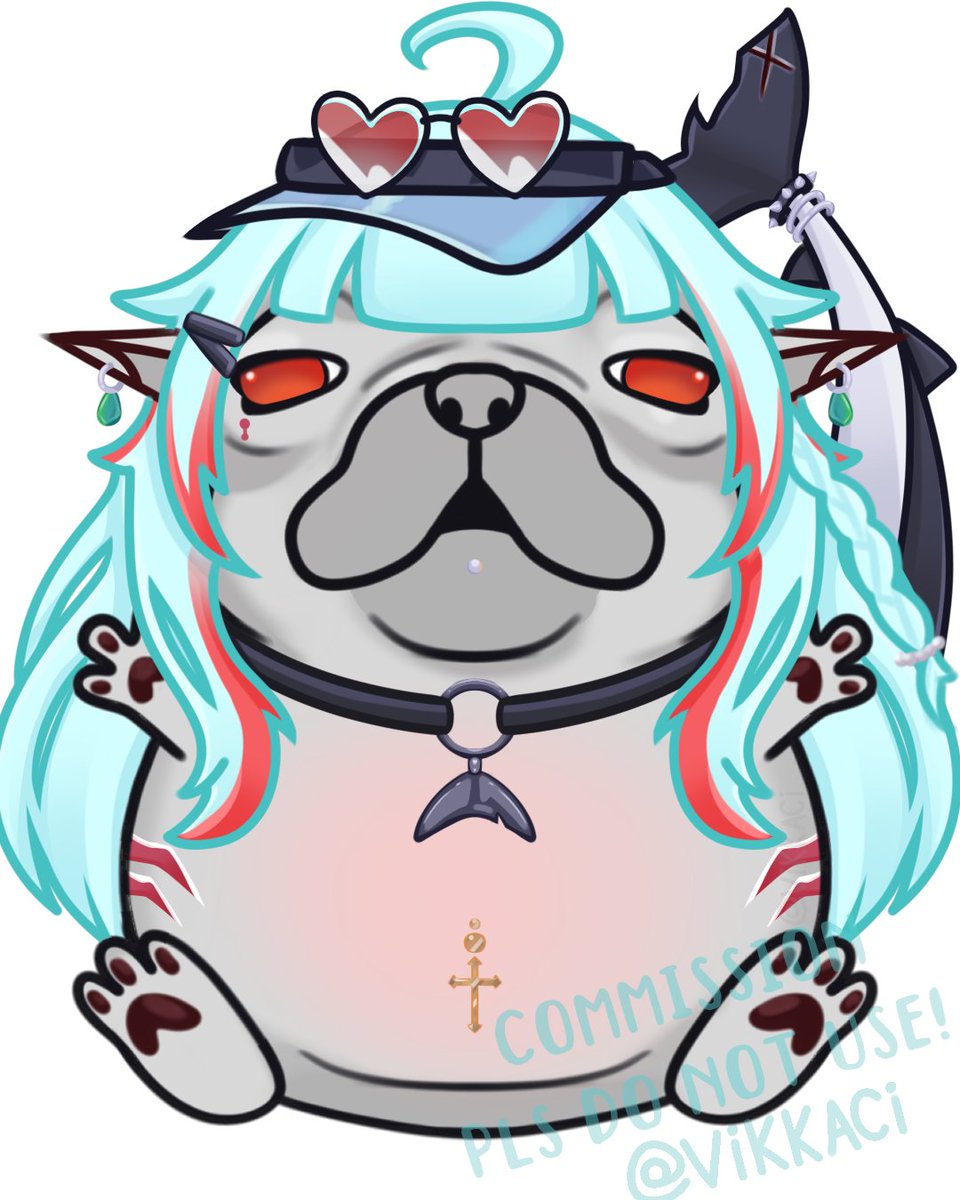 pibble commission for <a href="/ChomiiShark/">Chomii // Upcoming Vtuber 🦈🇦🇺⚠️</a>! tysm!! 

#VGenComm #YCH