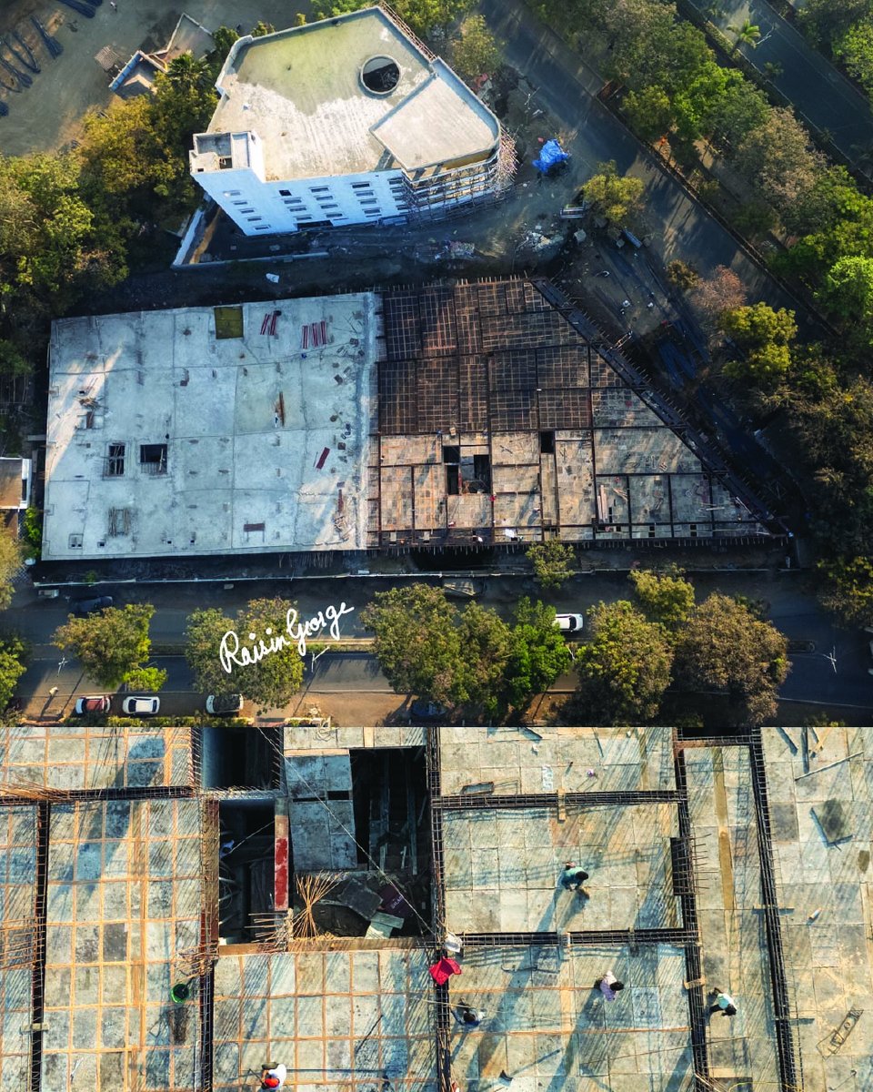 raisingeorge's tweet photo. Construction looks different when seen from the ground.
Noise, dust, workers moving everywhere.
But from the air, it becomes patterns, lines, shapes, and slow progress.

Baramati construction site from above.

#RaisinGeorge #DroneShot #Baramati #AerialView #Construction https://t.co/cwJGMwNJU7