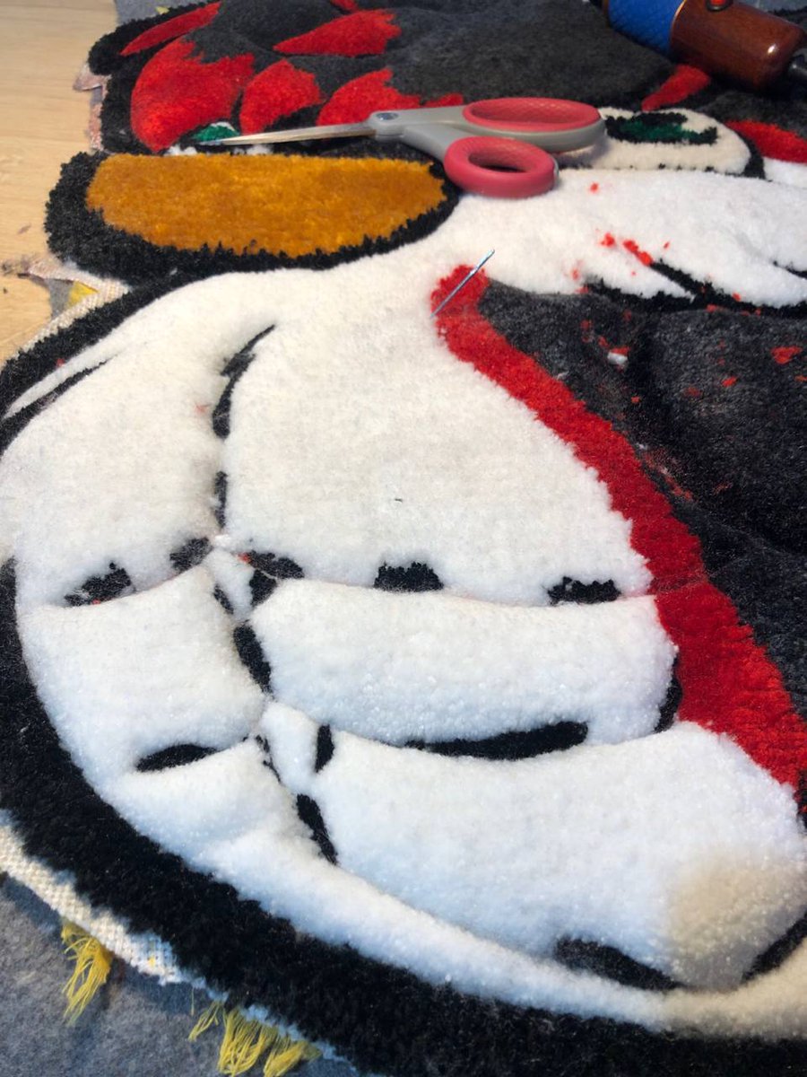 🧶 Orbit's tufting madness 🧶 tweet media