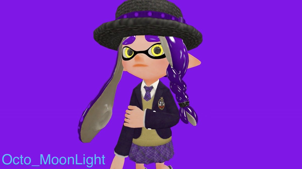 Octo_MoonLight's tweet photo. I have an update for my oc Jessie I changed their clothes to school uniform #Splatoon3 #nonbinaryinkling #SplatoonSFM https://t.co/gJrQQ8ln0a