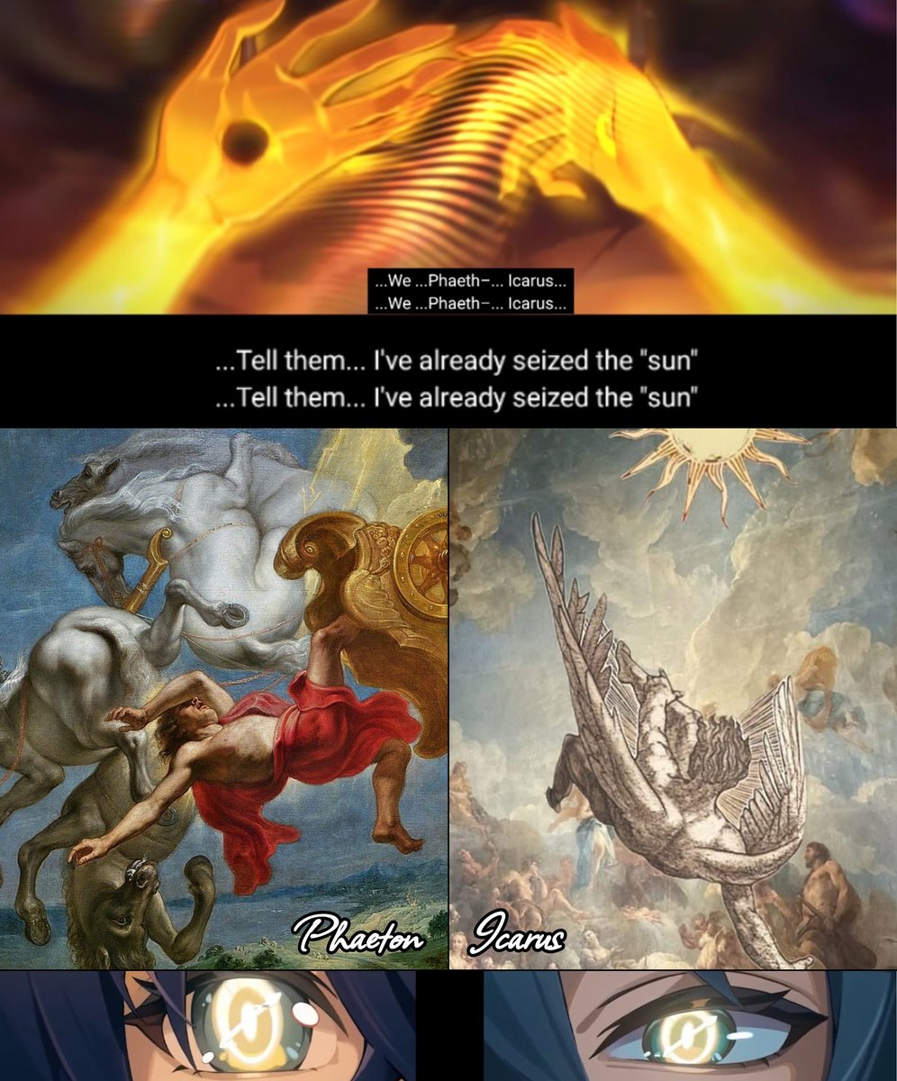 ZenlessWorld's tweet photo. "We are Phaeton, we are Icarus"

2 Mythological figures who fell while yearning for the sun 🌞

#ZenlessZoneZero #ゼンゼロ #ZZZ https://t.co/xFjoZ2V1qe