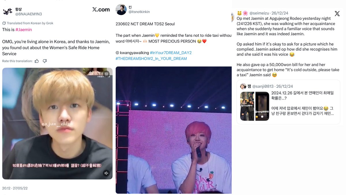 Na Jaemin doesn’t just raise the standard, he IS  the standard

Jaemin who personally prepared gifts for fans at his exhibition, who sent out coupons on pepero and white day, paid for fans’ meals after concerts, gave fans money for a taxi because it was cold outside, recommended
