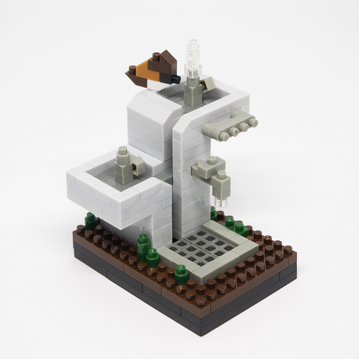 happy_nanoblock's tweet photo. 水飲み場と5ピースのスズメ
#nanoblock #ナノブロック https://t.co/NQe0nM7VnY