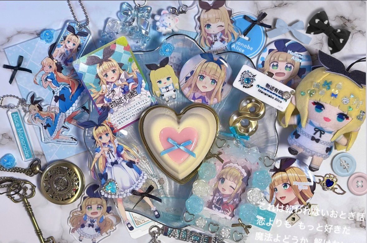 ⠀⠀ᘏ ⑅ᘏ
   ꒰⑅⸝⸝ ᴗ͈.ᴗ͈꒱ つ━♥︎・*。ᴍᴏɴᴏɴᴏʙᴇ ᴀʟɪᴄᴇ
*.ପ꒰ 🎀 ꒱ 　　　・゜   𝟪ᴛʜ ᴀɴɴɪᴠᴇʀꜱᴀʀʏ 
　  Ｕ Ｕ　　　 °。+ * 。
　　　　　　　　　.・゜
 #もののべありす #物述有栖8周年