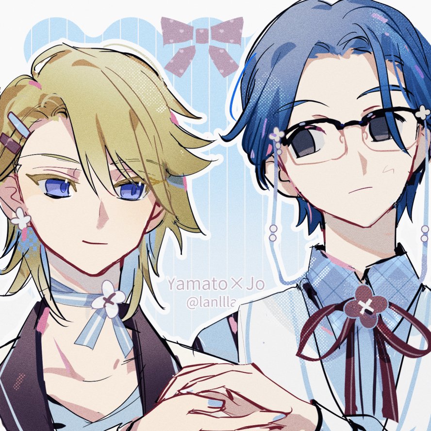 lanlllan's tweet photo. joumato | ヤマ丈  
White Day💙🤍 https://t.co/25k1Mmz2BD
