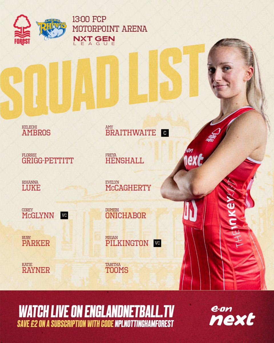 Nottingham Forest Netball tweet media