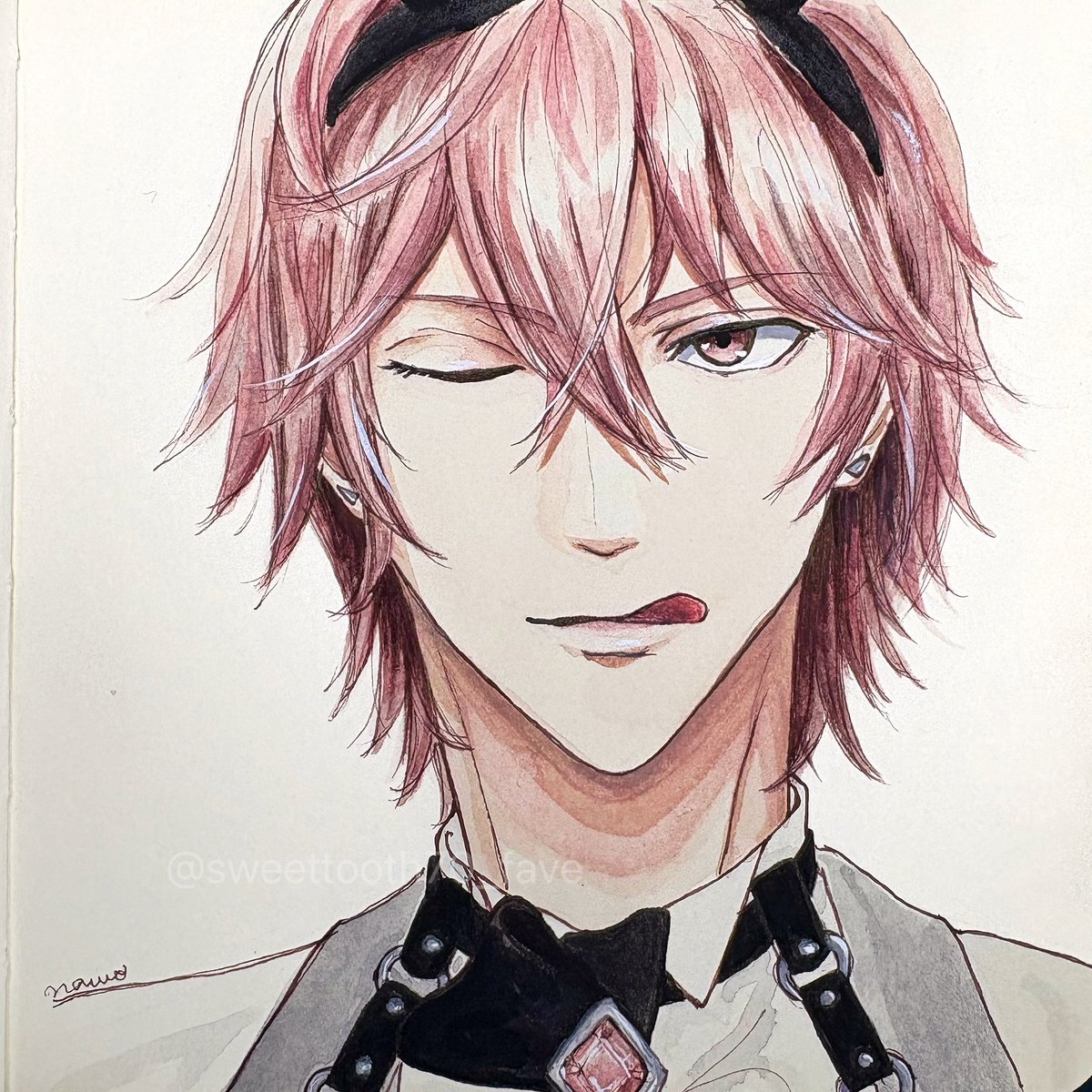 🤎🐰🍸✨3/15
HAPPY BIRTHDAY🎂
#御堂虎於生誕祭2026
#御堂虎於誕生祭2026
#透明水彩 #イラスト #アイナナ
