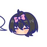 tacashima's tweet image. aw he put a ribbon on his moon