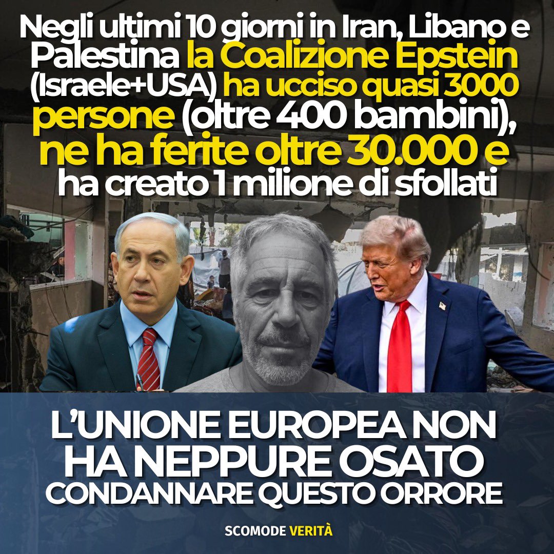 Chi governa oggi in Israele reputa la strage infinita dei bambini palestinesi legata a questioni religiose. Non esiste Paese al mondo più fanatico di Israele. Leggete qui 👉 alessandrodibattista.substack.com/p/i-numeri-del… e iscrivetevi al mio canale Substack