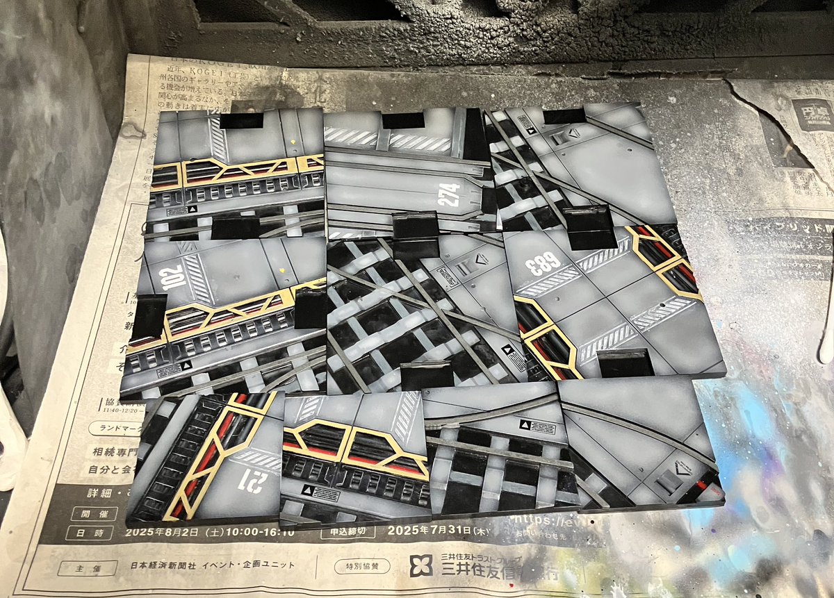 ひさびさに模型っぽい事をしました。
本体ぜんぜん塗れてないのにベースの方が進んでる…