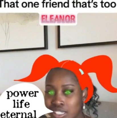 Eleanor too falls into this trope