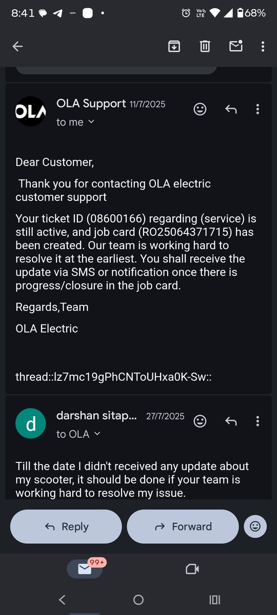 care_fincorp's tweet photo. @OlaElectric @bhash has only one goal, to rob the customers and fill his pockets. If @OlaElectric  really cares for customers, then the company would have upgraded its service. Thousands of customers' scooters are gathering dust at the service center. #JagoGrahakJago https://t.co/jPTxqO2WG8