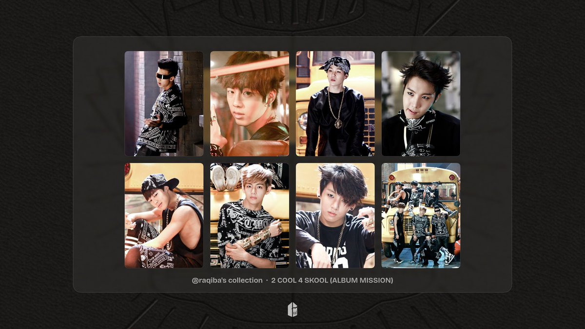 RaqibaNaz's tweet photo. My one hundredth seventh PCs collection is 2 COOL 4 SKOOL (ALBUM MISSION) ππ₯β¨
#BTS #BCDapp #BCDphotocards https://t.co/5JYFE7ZS5g