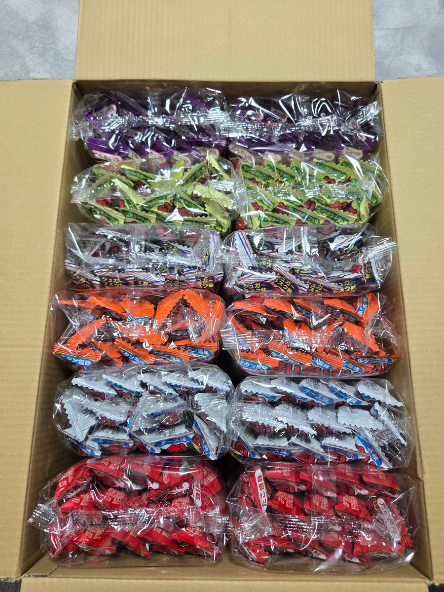 うまい棒360本届いた