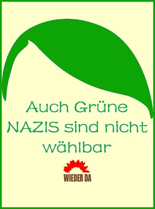 FRAGE  an Radio Eriwan: .......... Gibt es einen Unterschied
zwischen
einem  GRÜNEN  und einem  BRAUNEN...?
ANTWAORT:
JA,  die   F A R B E   !!
🌻