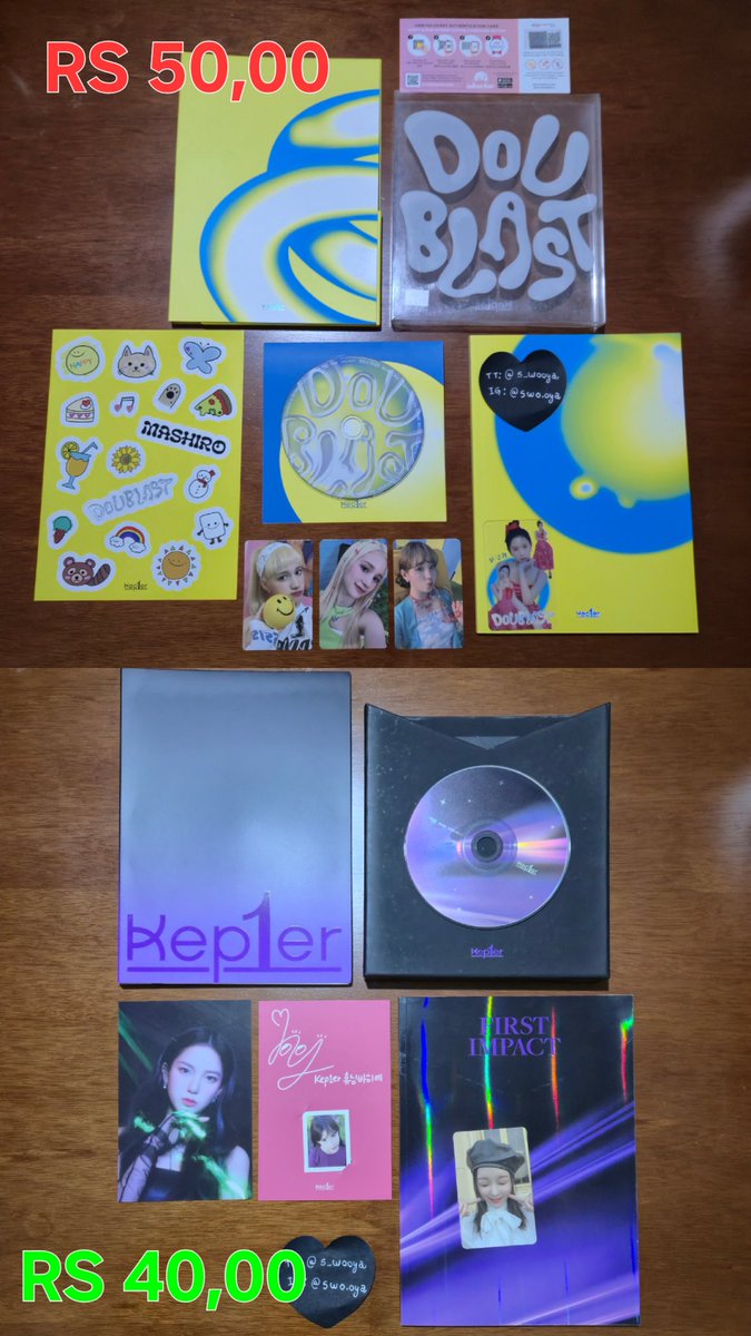 VENDA/VENDO
Kep1er 
álbum 

🌸 Valores na imagem + fretes (a calcular pelo superfrete)
🌸 Vídeos e fotos no privado

• envio quarta-feira 
• feedbacks no tt: @/s_wooya e ig @/swo.oya