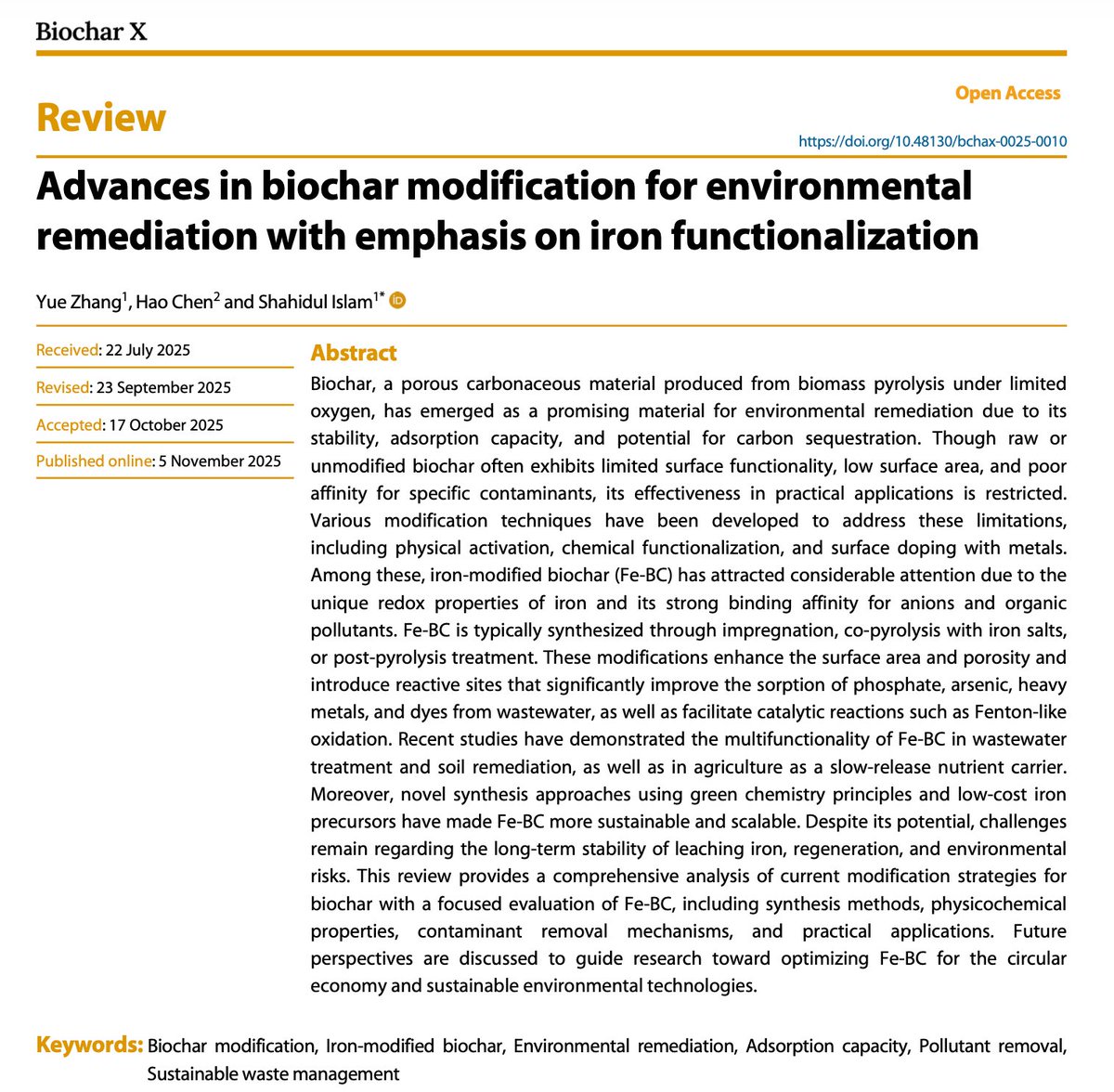 Biochar & CARR tweet media