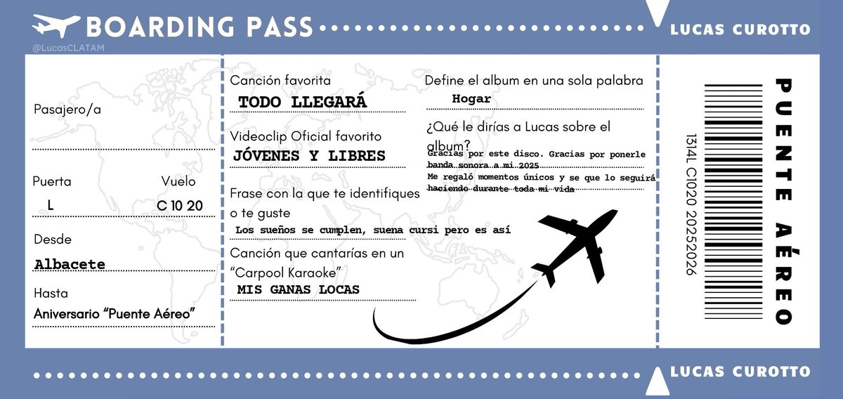 a_yese_'s tweet photo. @LucasCLatam @lucascurottoMx @LucasCurottoArg #PUENTEAEREO1AÑO https://t.co/4bEjrefu7K