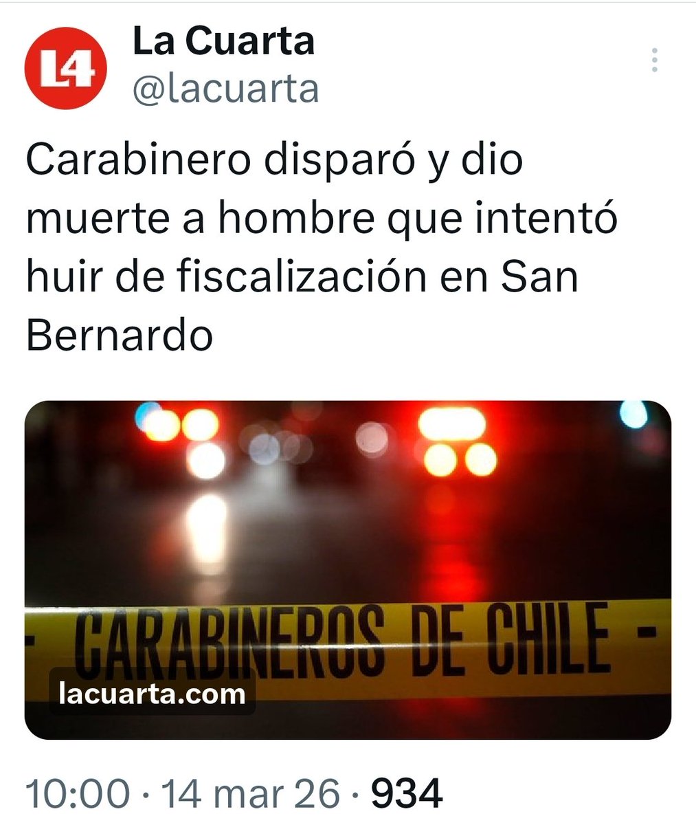 IgualdadPartido's tweet photo. Gatillo fácil:

Quizá la "fiscalización" era en realidad la encerrona que la persona asesinada evadió. Las autoridades tendrán que demostrar que los funcionarios policiales estaban realmente de servicio y no asaltando gente.

Entre robos de armamento, asaltos cinematográficos a empresas de transporte de valores, participación en redes del crimen organizado, fraudes, chantajes y exigir plata a cambio de "protección" no tenemos porqué creer en la versión oficial de que mataron a un hombre decente por huir de una fiscalización policial.

Demuéstrenlo.