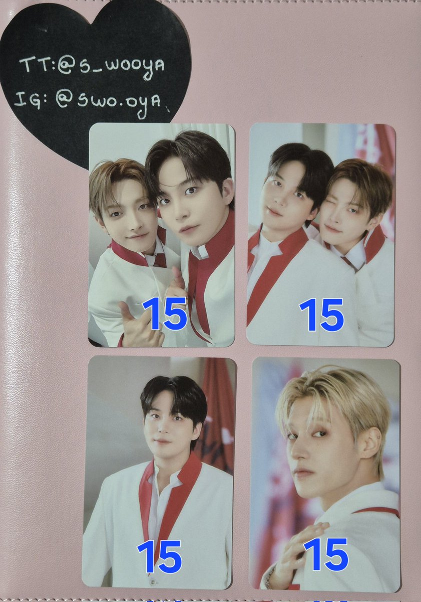 venda/vendo
 ateez 

🌸 Valores na imagem + fretes (a calcular pelo superfrete)
🌸 Vídeos e fotos no privado

Ou vendo o set todo por R$ 40,00

• envio quarta-feira 
• feedbacks no tt: @/s_wooya e ig @/swo.oya