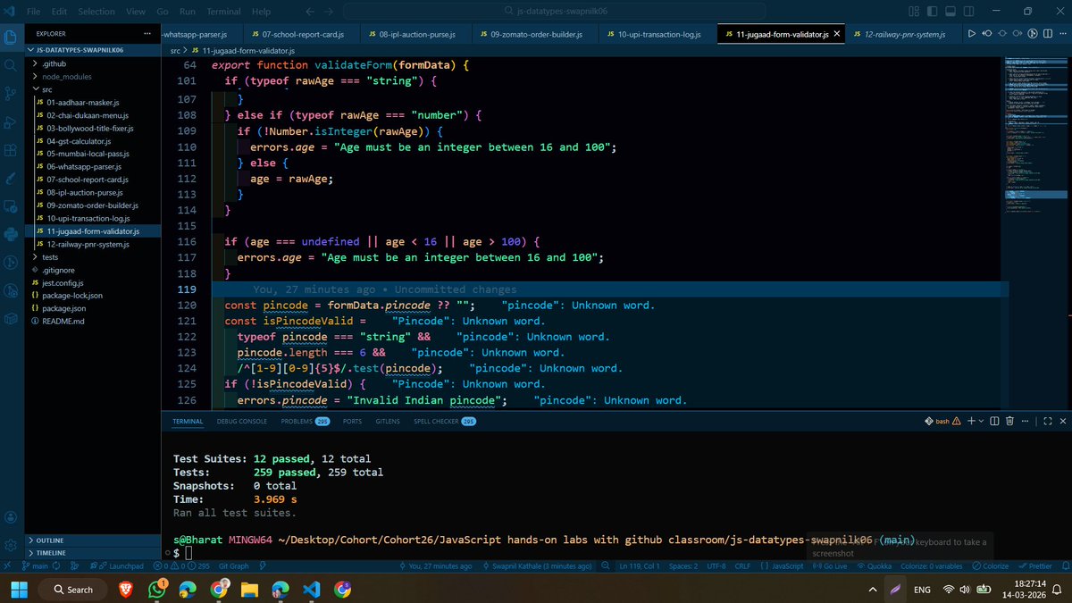 I happy to completed Github Classroom 4/5 assignment before deadline ...