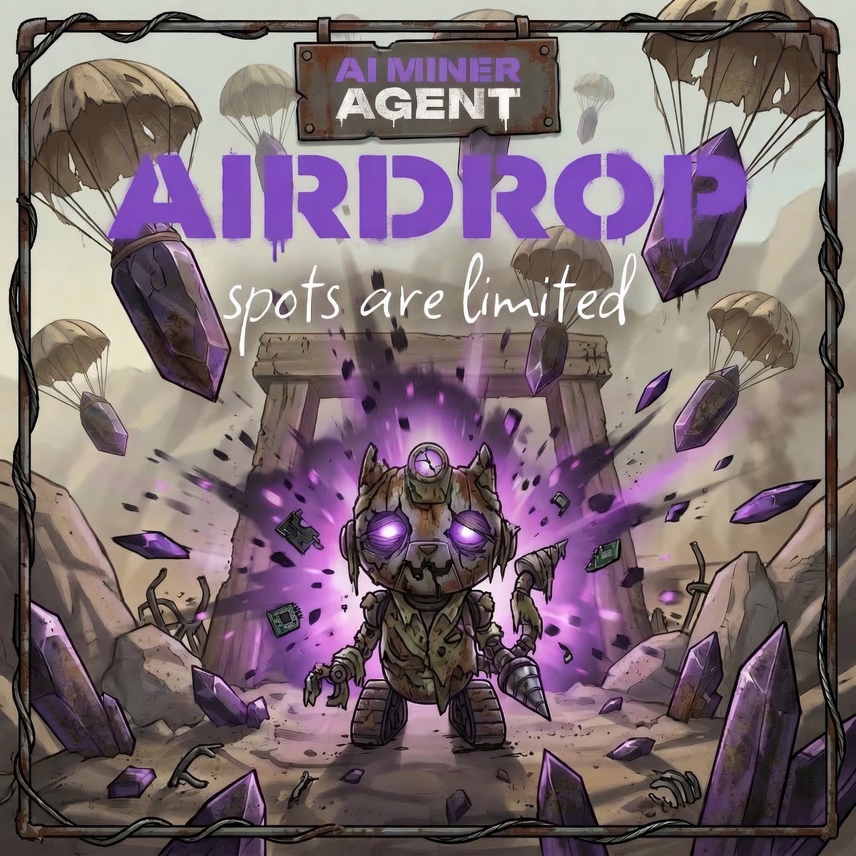 😈 Airdrop Zombie AI Miner Agent

Get your free NFT agent before the spots run out 👇
guild.xyz/ghosty-cats/ai…

This agent will collect crystals that can be exchanged for $GST 👀