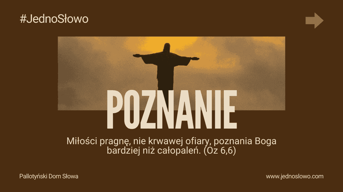 JSbiblijne's tweet photo. #JednoSłowo z Oz 6,6
Pan Bóg mówi: "Poznaj mnie".

Hbr. דַּעַת (daʿat) to  poznanie, które przechodzi przez życie: doświadczenie, relacja, zaufanie. Można mnożyć religijne gesty, a jednocześnie nie spotkać Boga.

👉 Cały komentarz https://t.co/92ErWKjvpFדַ%D6%BCעַת-ḏaaṯ-2/ https://t.co/0LJU8pr5L3