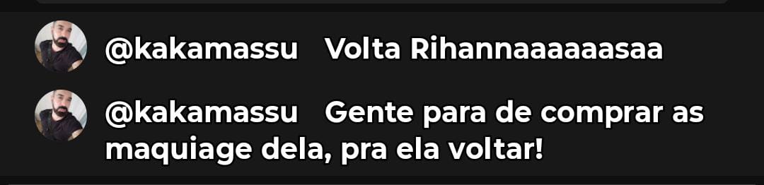 oikaled's tweet photo. Volta Rihanna! https://t.co/Rudj0bue1b