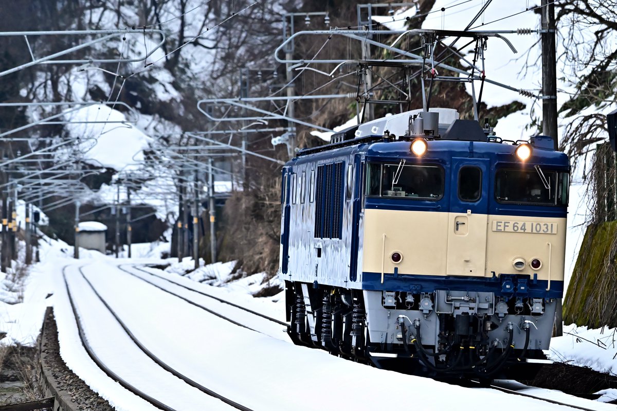 Photobread1's tweet photo. EF64 1031
長岡の釜の中では一番遭遇しなかった釜でした。

SLのピンチヒッターで帰ってきたELぐんまが一番印象に残ってます。
長きに渡る活躍、本当にお疲れ様でした。 https://t.co/per74ClHl7