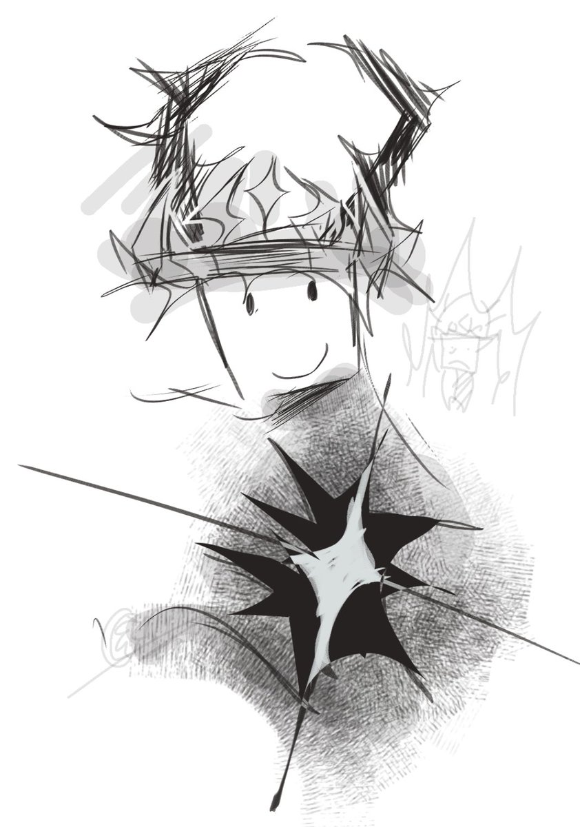 Kaitoffee2353's tweet photo. Play game with evil because it's fun

Anyway question guys 
When you look at my art, what makes you think it's my art? (Like some traits or signs aside from the watermark)

I'm curious 👀 https://t.co/hrNoONWWke