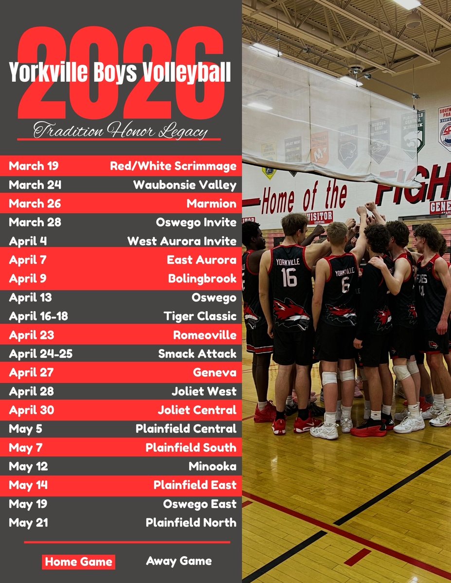 Yorkville Boys Volleyball tweet media