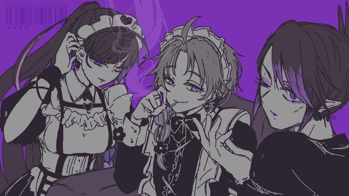 #かな絵 #お花畑青空大写生大会 #Melocopic
チャカメロでメイド揃えてくれるの熱すぎでした