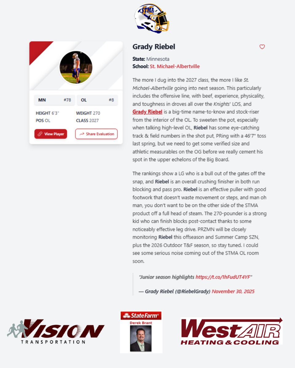 Knights Football tweet media