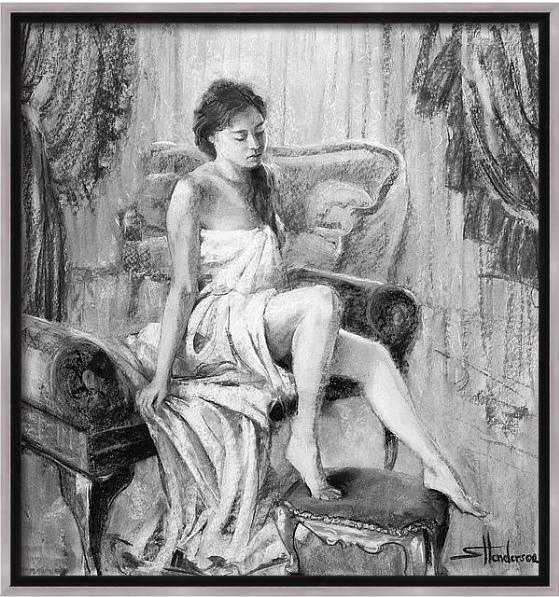 SHendersonArt's tweet image. Home is not the office; the office is not home. Corporations would like to blur this distinction but most human beings would not.

Cerebration framed canvas print -- Link to purchase is in the replies.
#home #bedroom #peace