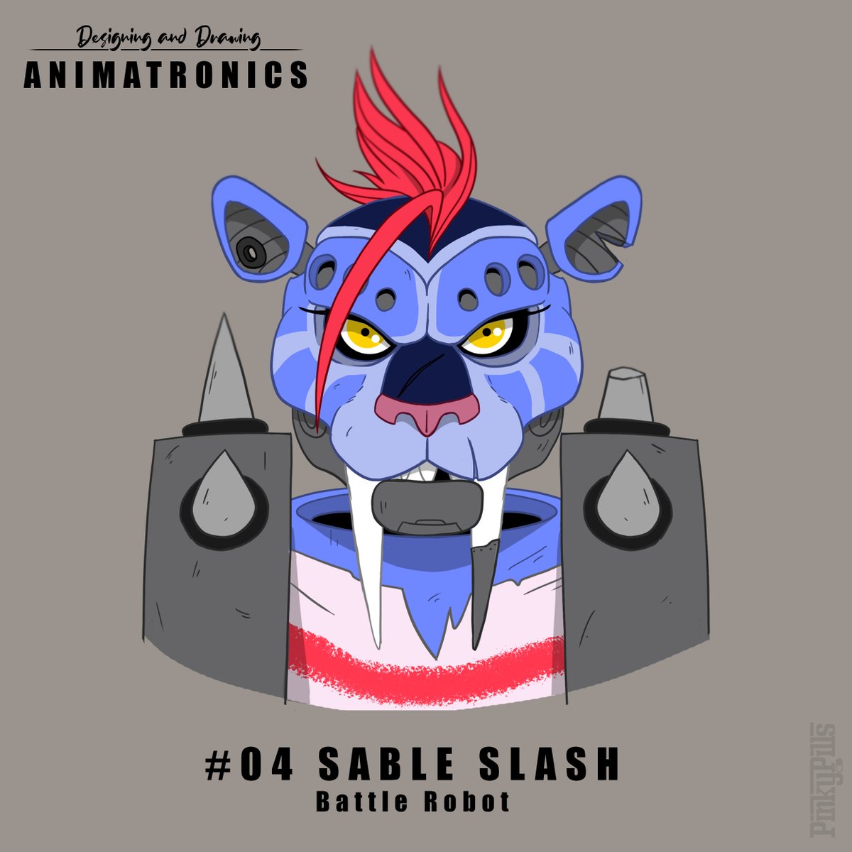 PinkyPills's tweet image. Meet Sable Slash - Rust is her glitter ✨

Discover this and 19 other brand-new original animatronics — and learn how to draw them — in my book Designing and Drawing Animatronics, out now!

amazon.com/-/de/dp/B0GLXW… 

#artbook #tutorial #animatronics