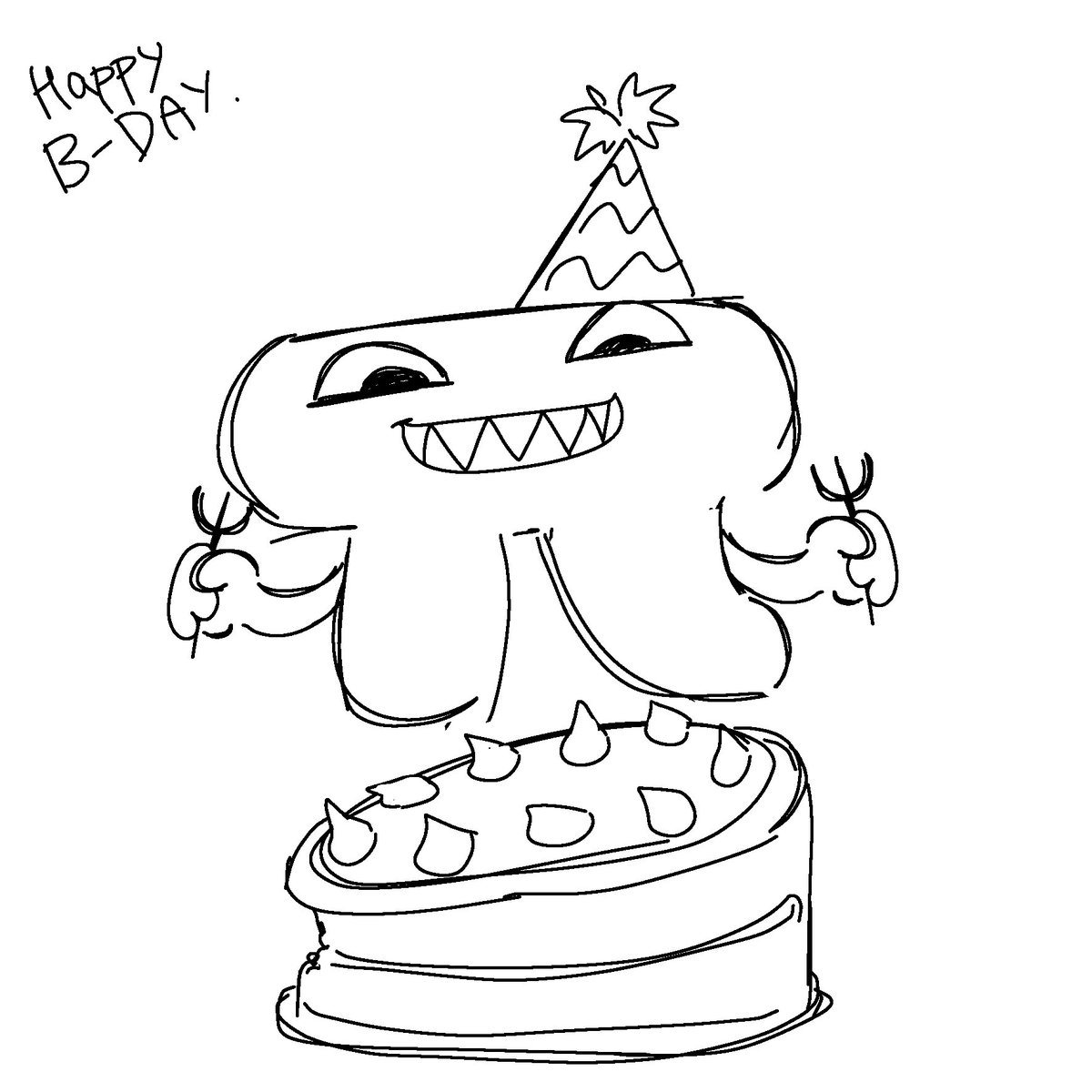 PIisSUPERIOR's tweet photo. // happy birthday to our ugly purple irrational https://t.co/uifNmfdzs5