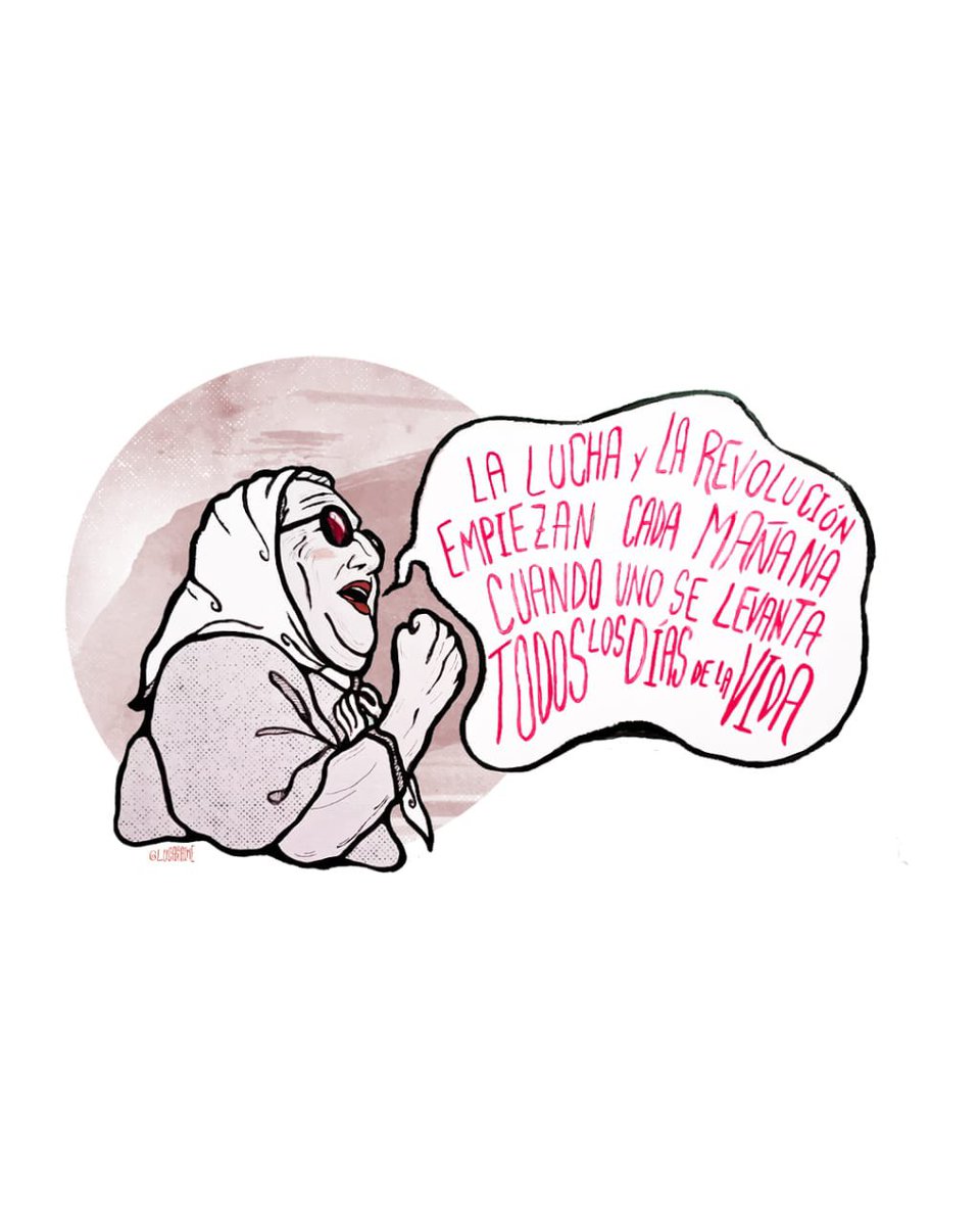 arg_humana's tweet photo. La memoria se contagia con el ejemplo de las madres y abuelas 

🎨 Lucas Aime https://t.co/sdFkYP8tFL