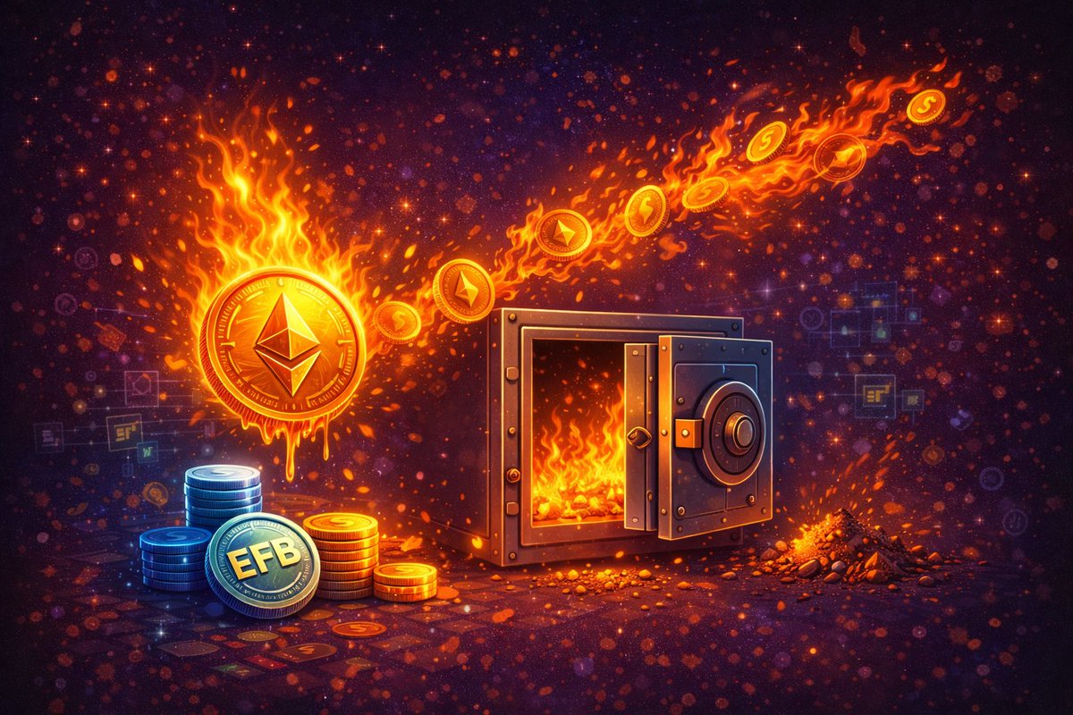 EthFanBurnBabe's tweet photo. What is a token burn?

A burn permanently removes tokens from circulation.

Less supply → more scarcity.

Many ecosystems burn tokens to:
• reduce supply
• support price stability
• reward long-term holders

One of such ecosystems are @ETHFanToken https://t.co/9plSVGljC0